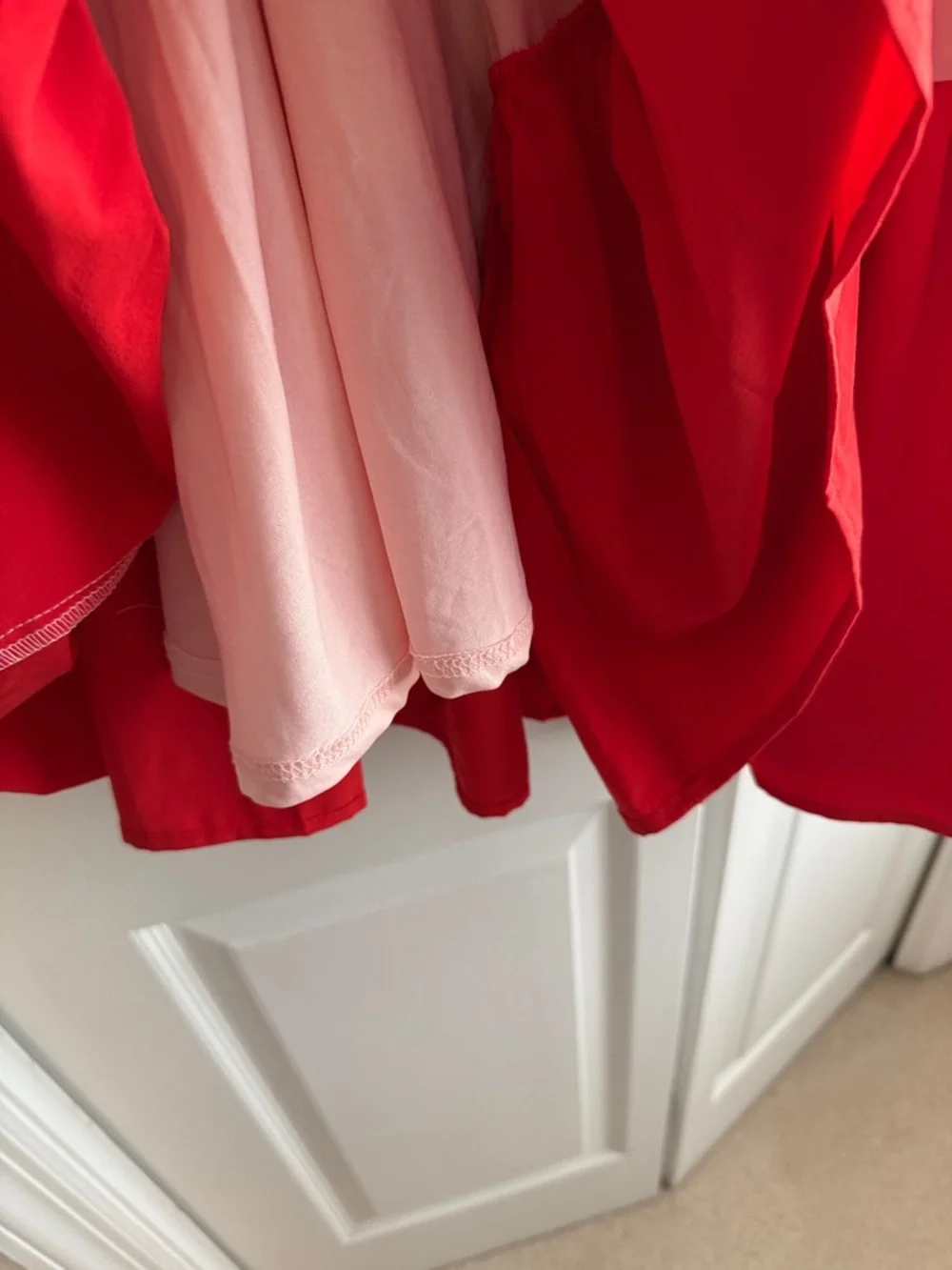Entro Color Block Ruffle Strap Mini Dress - Picture 3 of 3